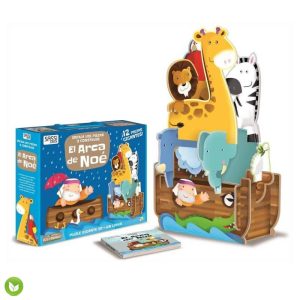 el arca de noe puzzle 3d juguete ecologico