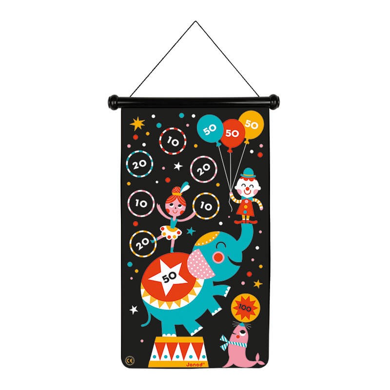 juego dardos magneticos circo