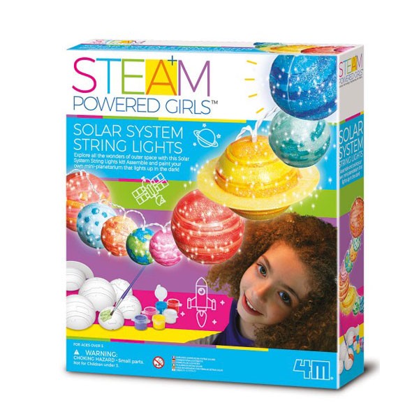 juego set luces encadenadas sistema solar