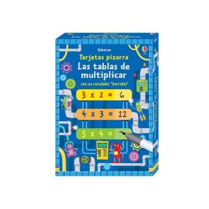 tarjetas pizarra tablas multiplicar usborne