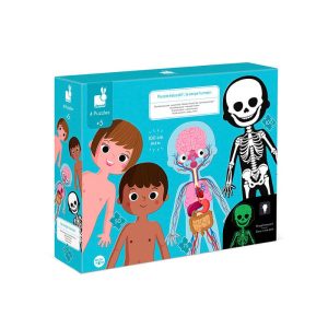 puzzle educativo cuerpo humano janod