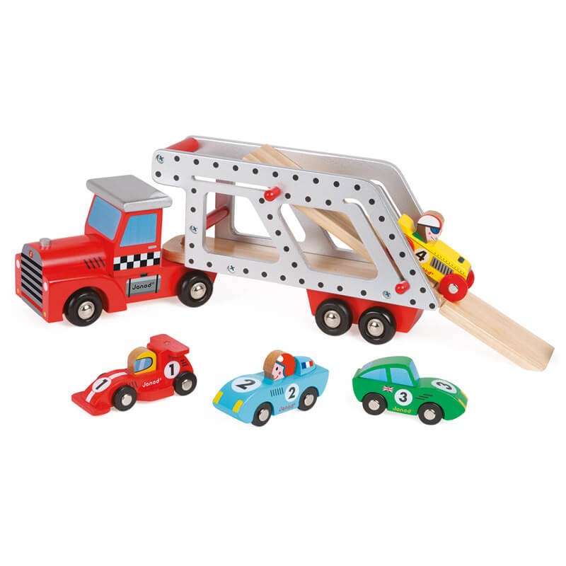 como jugar camion porta coches