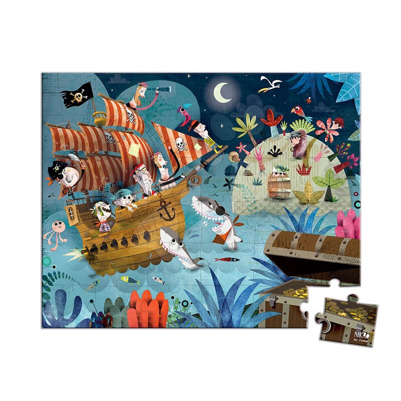 puzzle piratas janod