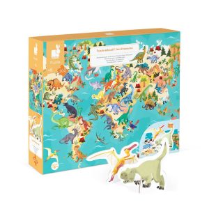 puzzle educativo dinosaurios 200 piezas janod