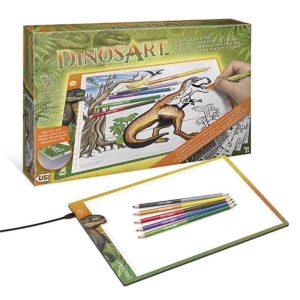mesa de luz dibujar Dinosart