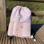 Mochila Saco Lunares Rosa