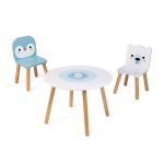 Conjunto Mesa y Sillas Hielo Marino