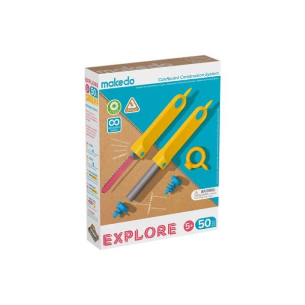 explore kit makedo 50 piezas