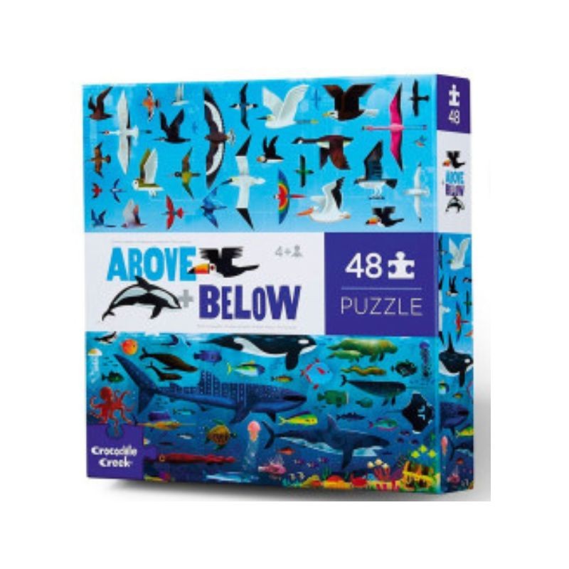 puzzle above below mar y cielo