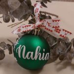 Bola Navidad Verde Personalizada