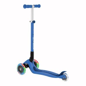 patinete primo foldable luces azul