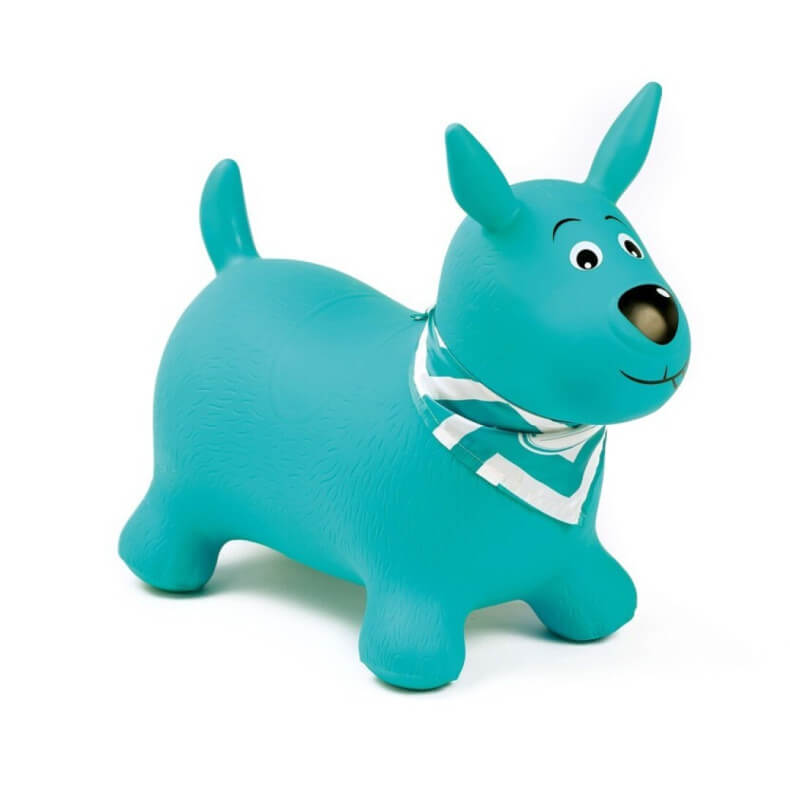 perro saltarin ludi azul