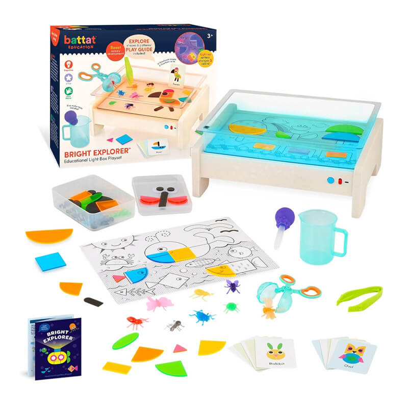 mesa de luz kit educacional