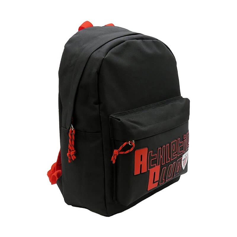 mochila athletic negra lateral