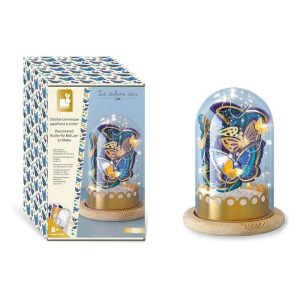 campana iluminada mariposas