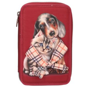 estuche triple fur ever