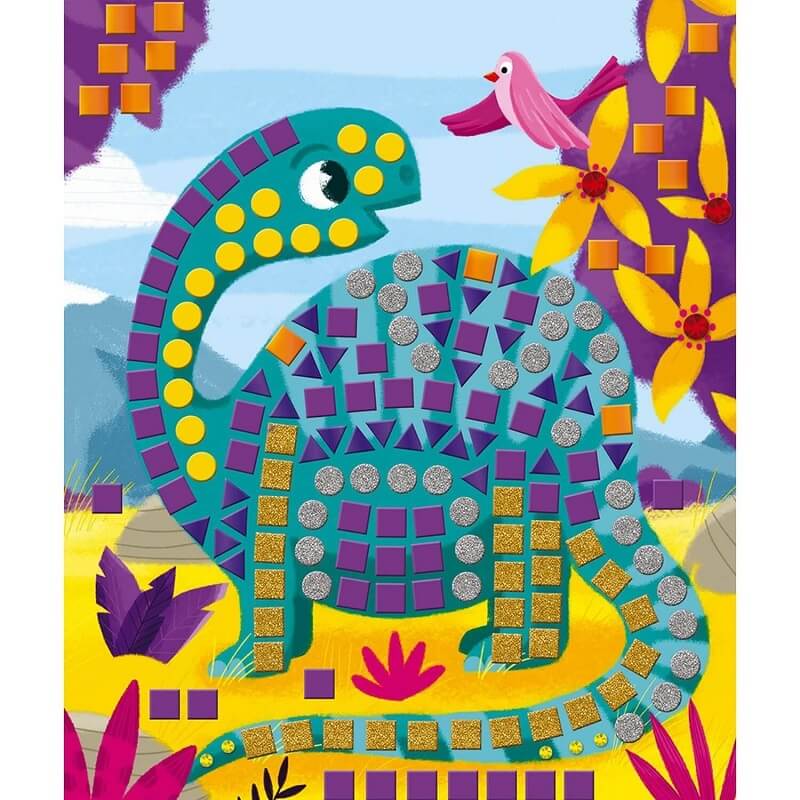 Mosaicos Dinosaurios - Imagen 2