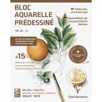 Bloc de Acuarela Clairefontaine 300g Pre-marcado