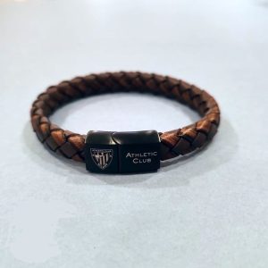 pulsera trenzada marron athletic club