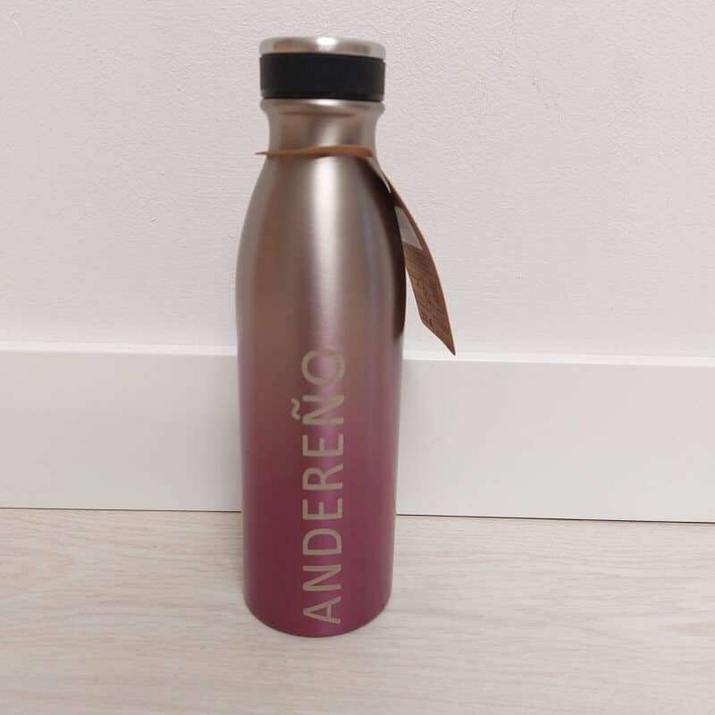 botella andereño rosa