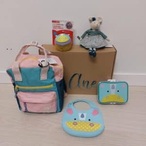 caja bebe unicornio