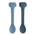 Set de 2 Cucharas de Silicona Mrs. Elephant Trixie