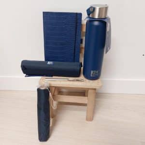 caja azul profesor