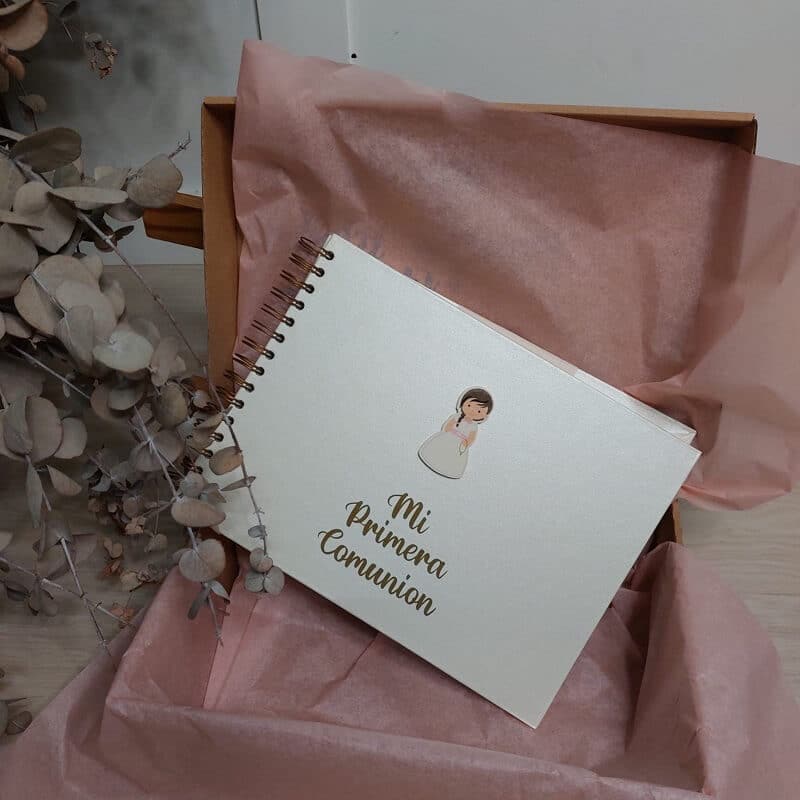 caja abierta album comunion