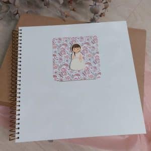 libro firmas blanco niña