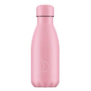 botella chilly rosa