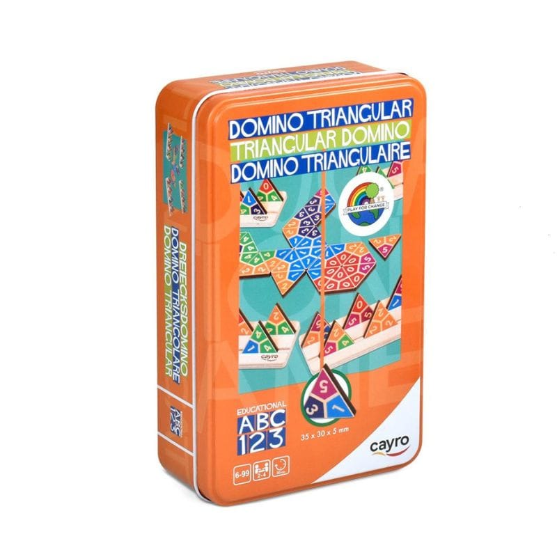 caja domino triangular cayro