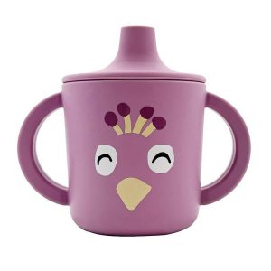 taza silicona peacock