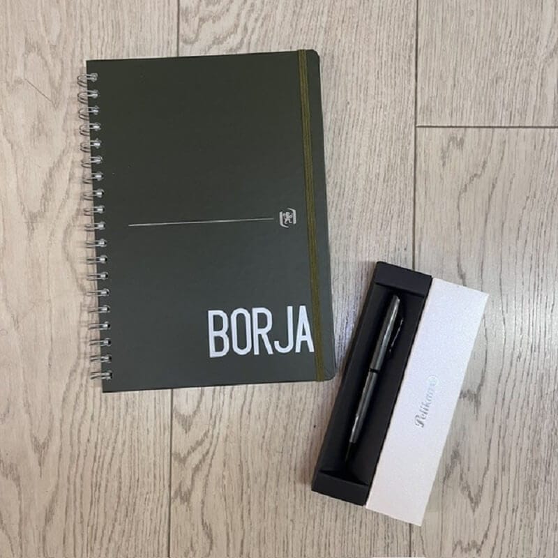 agenda personalizada con boli