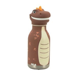 botella cabeza dino marron