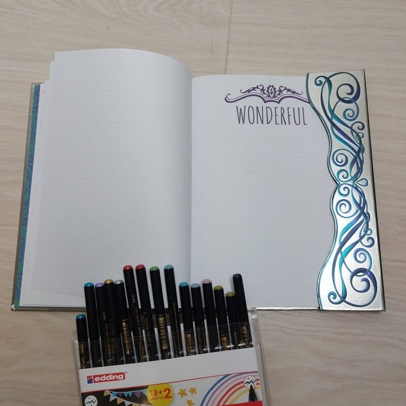pack lettering con rotuladores