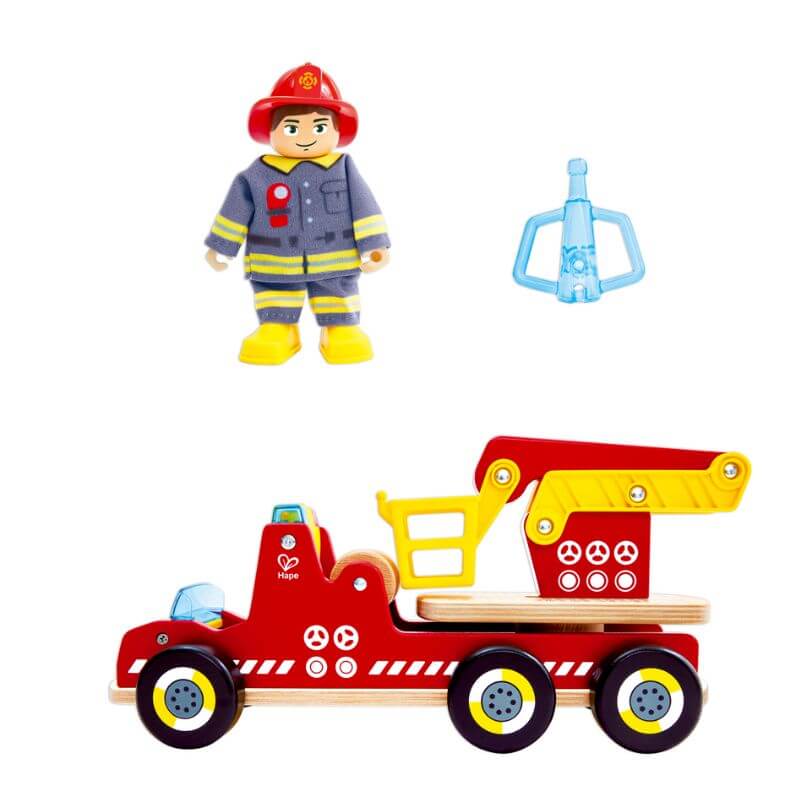 contenido camion bomberos sirena