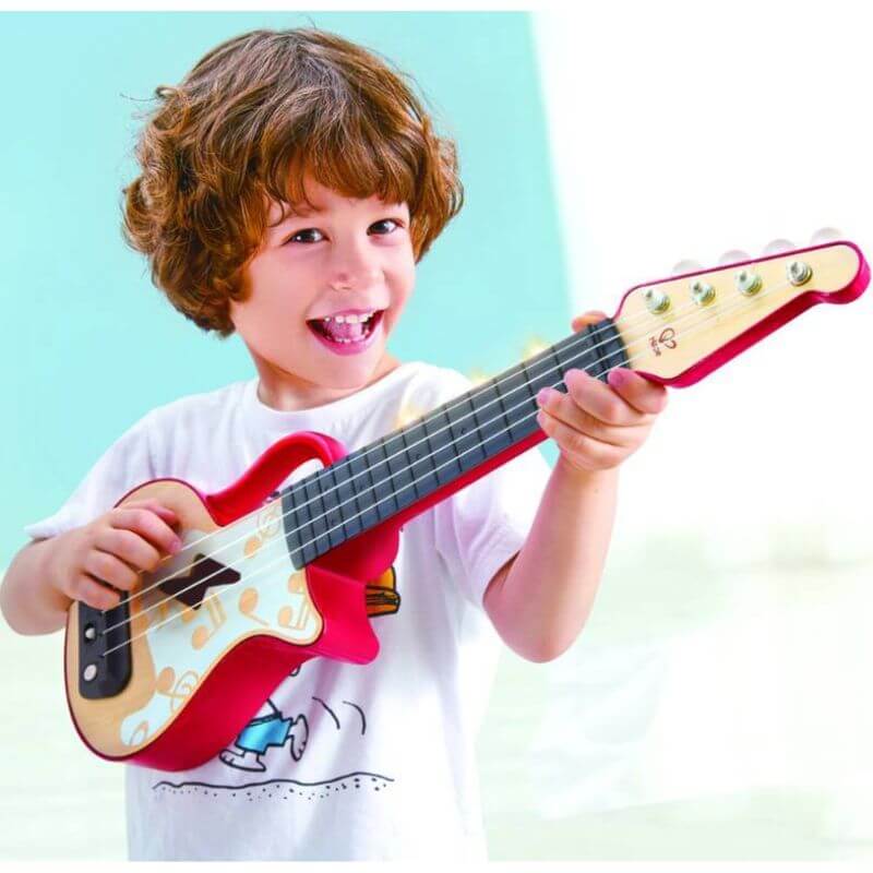 Aprende ukelele con luces rojo - Imagen 2