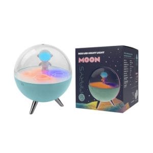 lampara luna azul