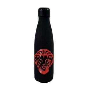 botella negra leon rojo