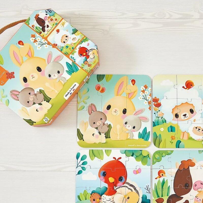 Puzzle evolutivo Animales de la granja - Imagen 2